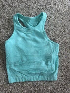 Women’s Ribbed Tank Top - Mint